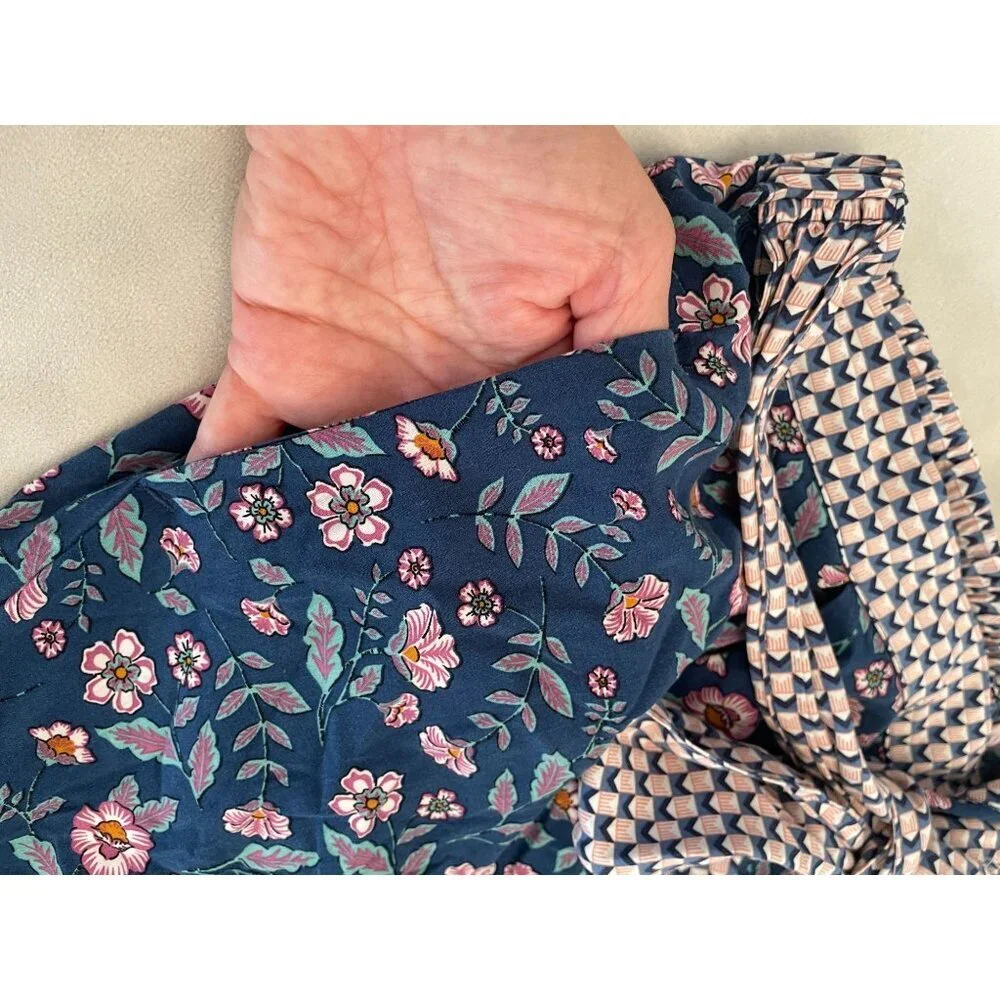 Matilda Jane Navy Floral A Day Off Pants Size S Cottagecore Tweecore Prettycore